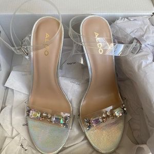 Aldo Clear Heels 6.5